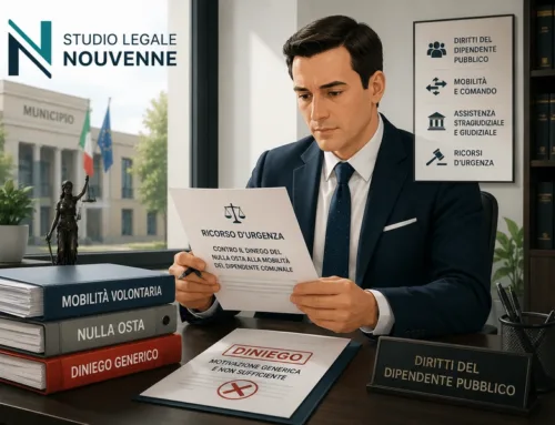 UN DIPENDENTE COMUNALE IN LOTTA CONTRO IL DINIEGO DI NULLA OSTA ALLA MOBILITA’